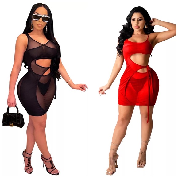 Red or Black Dress - Picture 3 of 3